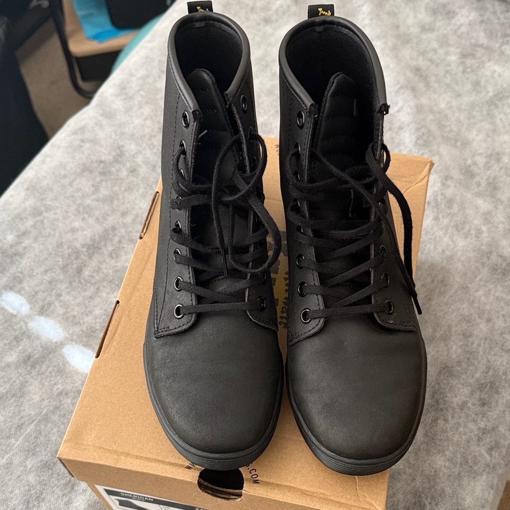 Dr. Martens Black Lace-Up Boots